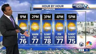 South Florida weather 1/21/18 - 6pm report