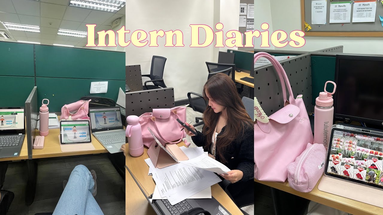 Intern Diaries | My first week as an Intern 👩🏻‍💻💗📈