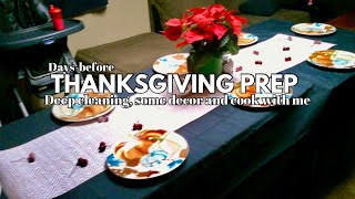 Thanksgiving Clean and Prep// Clean with me //Cook with me// Thanksgiving motivation