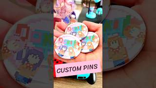 🧁🍵The Dokies Custom Pins💌⛅ #shorts #ddlc #dokidokiliteratureclub #animeart