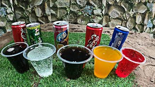 Mentos and sting,coca cola,milinda,7up,push max