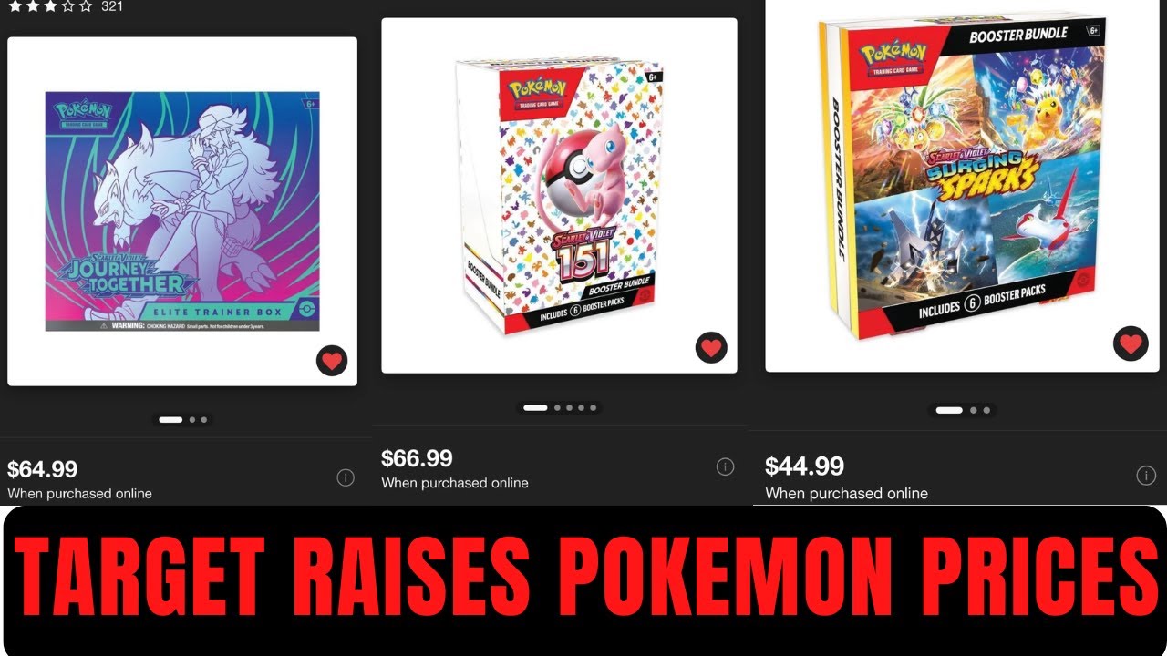 does target price match pokemon cards BREAKING: just announced they're about to drop some of the most hyped of the past few years Pokmon Trading Card Game: First