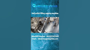 Nail polish filling capping machine