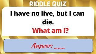 RIDDLE QUIZ | ENGLISH RIDDLES | TRICKY ENGLISH RIDDLES | RIDDLE QUIZ #4