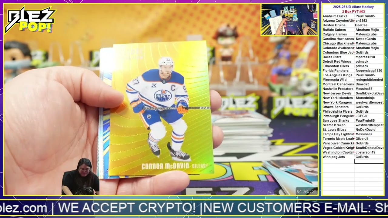 2025-26 Upper Deck Allure Hockey 2 Box Break #03 Pick Your Team