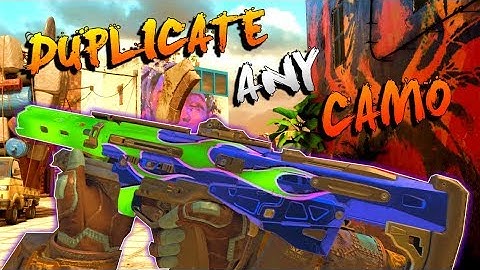 BO4 GLITCH! DUPLICATE ANY CAMO INCLUDING REACTIVE CAMOS