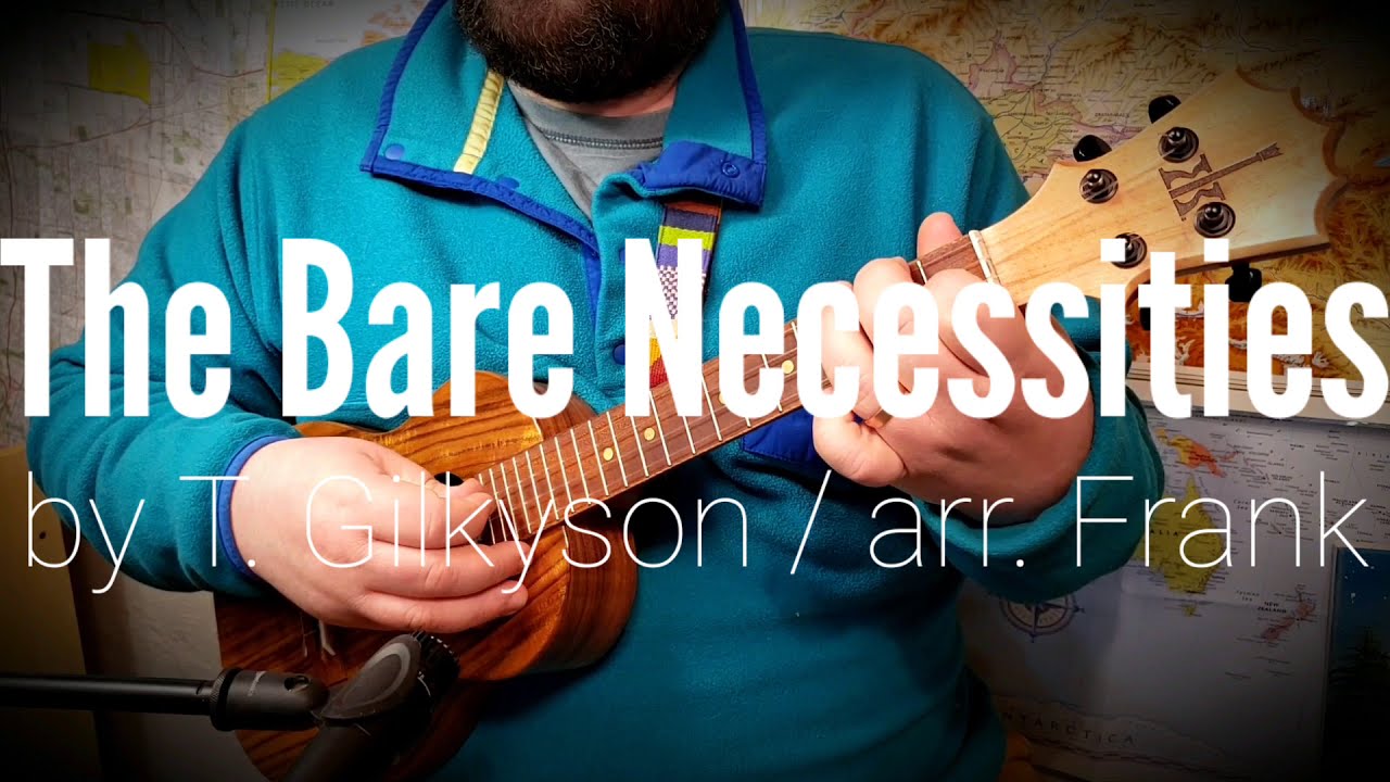 solo ukulele, fingerstyle, ukulele, bare necessities, jungle book, Terry Gi...