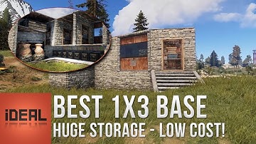 Rust • Best 1x3 Base • Solo Dream (Most Compact Starter Base v3)