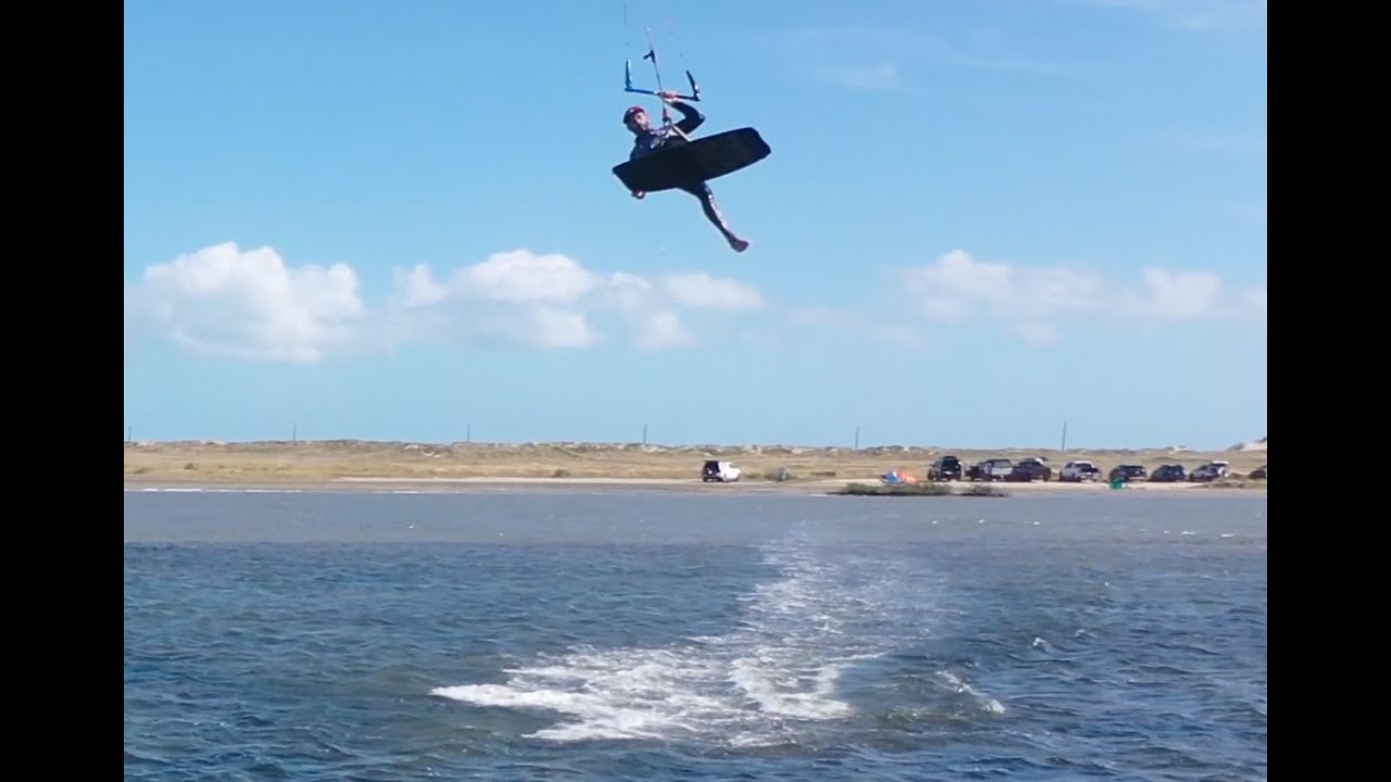 Mike, Kiteboarding At The Outlaws In South Padre Island TX. November 17