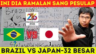 BRAZIL VS JAPAN || 2026 FIFA WORLD CUP ROUND OF 32 || PREDICTED BY THE MAGICIAN