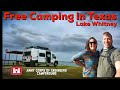 Army Corps of Engineers FREE campground~Steele Creek Park in Texas || VAN LIFE CHORES||