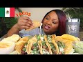 MEXICAN STREET TACOS MUKBANG , CARNITAS ,  EATING SHOW