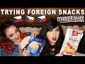 American Rock band tries snacks from the Czech Republic