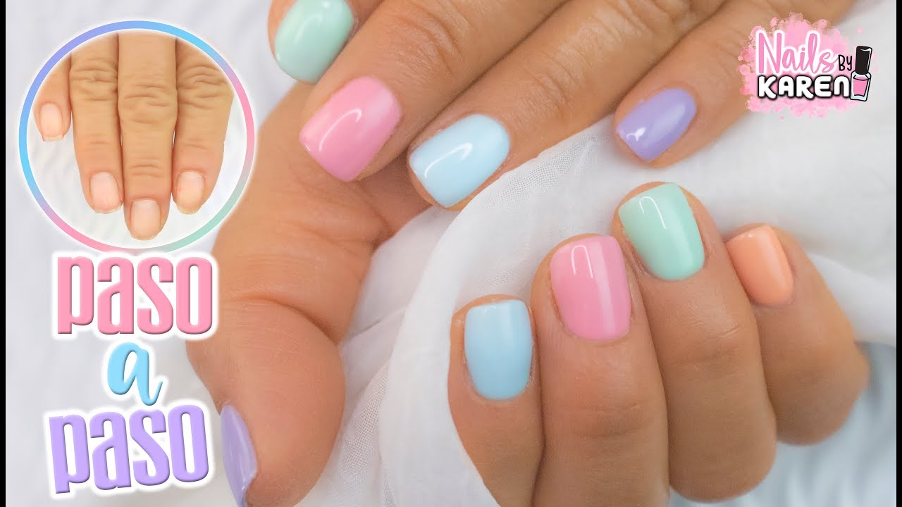 UÑAS CORTAS para PLAYA 🏝 | Coloridas - thptnganamst.edu.vn