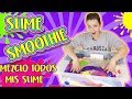 SLIME Smoothie Challenge ! Mezclo mi colección de slime | Slime challenge