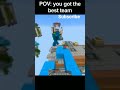 you got best team in bedwars#technoblade#minecraft#bedwars#hypixel#backrooms#gaming#7x7#subscribe