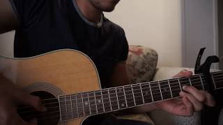 Video thumbnail of "Cairokee - A Drop of White / كايروكى - نقطة بيضا Guitar Cover"