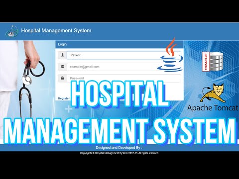 Hospital Management System Project in java with full source code, JSP, Servlet, Oracle,  Tomcat