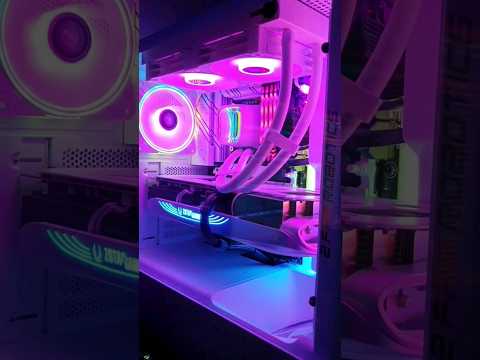 I9-13900K , Zotac Rtx 4090 OC White, 128GB memory |Nzxt H5 Flow RGB #shortsvideo