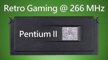 Pentium II 266 DOS Windows 98 Retro Gaming