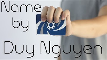 Cardistry Bootcamp | Isolation - Name Tutorial by Duy Nguyen