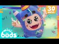 BIG Party Time Celebration! | 30 Minutes of Minibods | Funny Preschool Cartoons for Toddlers
