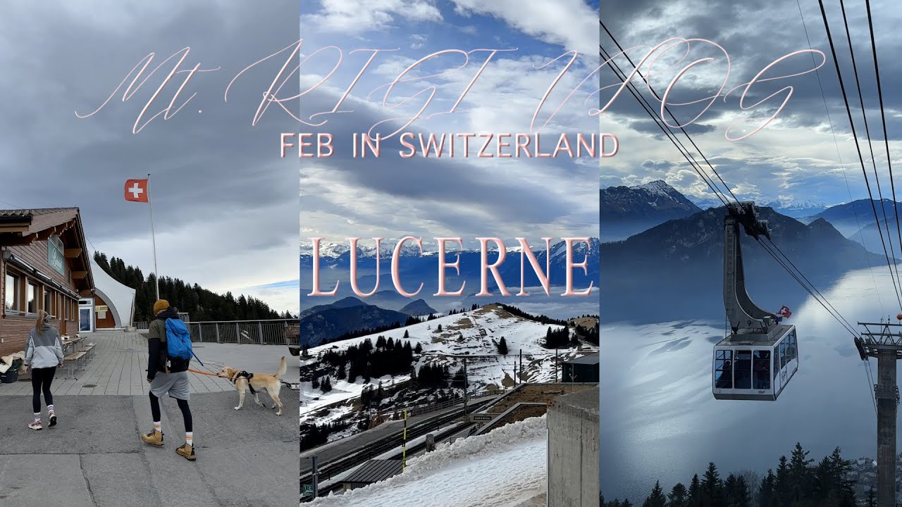 🇨🇭스위스 여행 Vlog l 루체른, 리기산 (Everything in Lucerne and Mt. Rigi ) l 스위스 등산 찍먹하기..🏔️