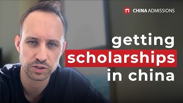 How to get SCHOLARSHIPS in China?!