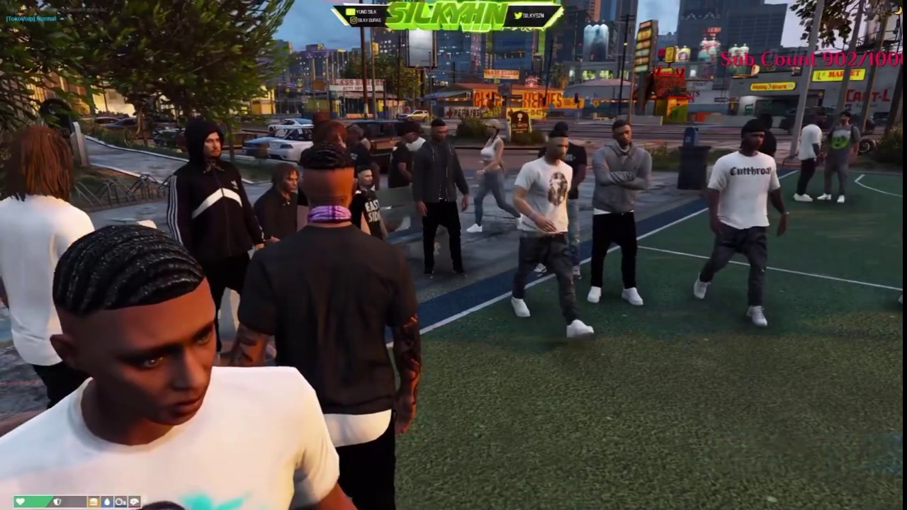 GTA RP | SILKY & BIGEX GETS INTO BRAWL AT THE PARK! 😈 *DEMON TIME* YBN LOS SCANDALOUS ( RICO DON )