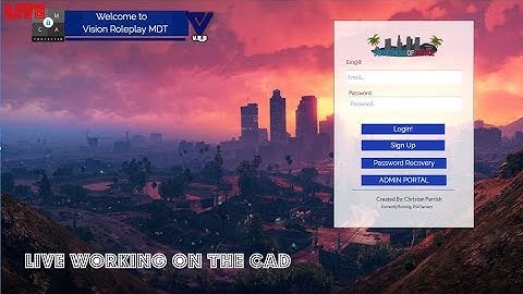 Working on VIRP CAD/MDT Pt3 (bubbleapps)