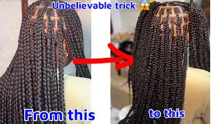 Wow! Braiding hair did this| tricks to change  your braid game| darling joy hair screenshot 3