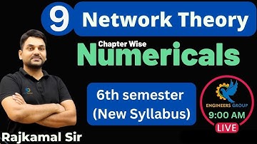 #9 I Network Numericals I 6th sem EE/EEE I Engineers Group I Diploma semester class I RAJ SIR