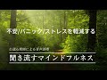 【聴き流すだけメンタル改善】不安/恐怖流していい暗示が入る音声誘導/マインドフルネス/アファメーション♪ピアノBGMありバージョン