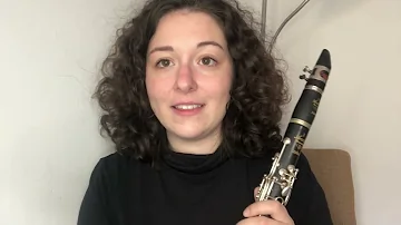 CLARINET:  5th Grade Mozart - Warm-up with F Major Scale and "Ode to Joy"