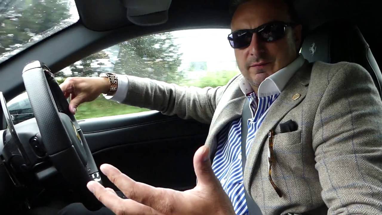 Simon Stepsys Ferrari drive in the rain!