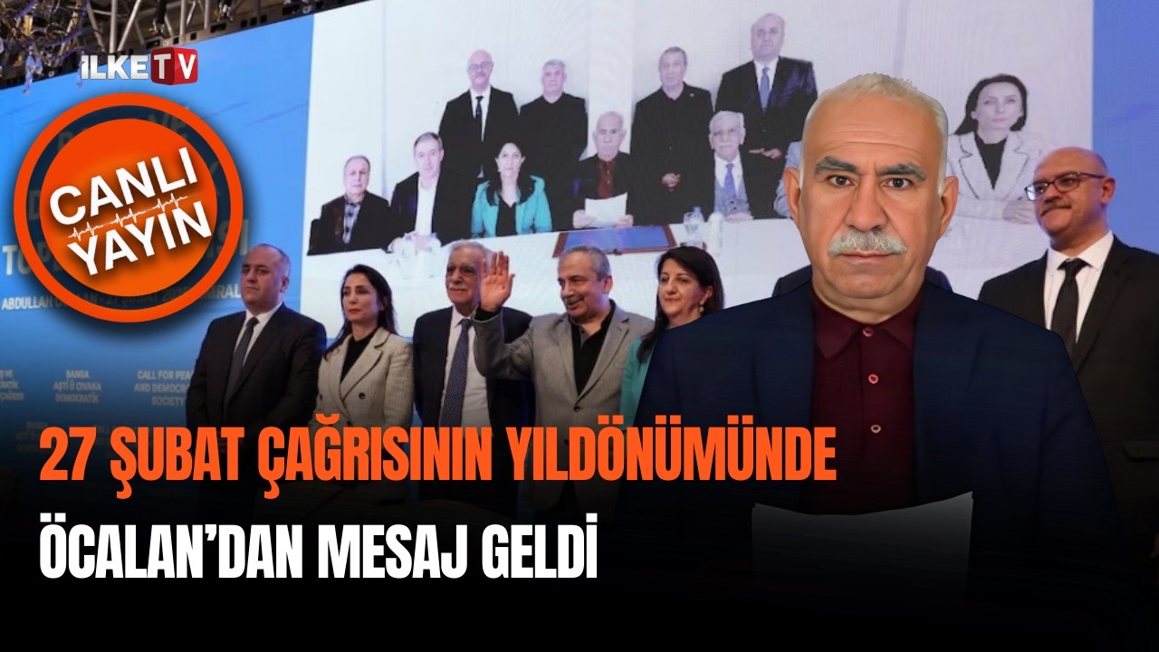 #CANLI -  27 Şubat'ın yıldönümü I Öcalan'ın sürecin ikinci aşmasına ilişkin yeni mesajı okunuyor