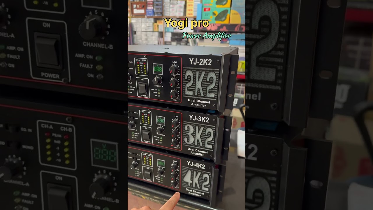 Yogi pro power amplifier