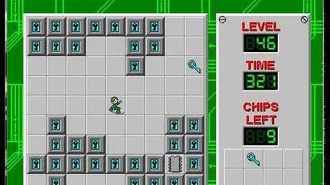 CCLP1 level 46 solution - 280 seconds