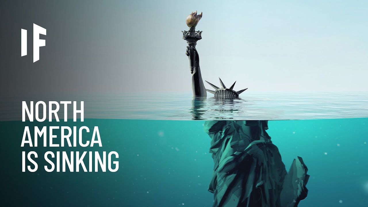 What If North America Suddenly Sank Into the Oceans?