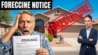 This is an official notice of intent to commence foreclosure proceedings."