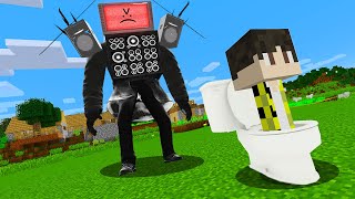 Я ПРЕВРАТИЛСЯ В СКИБИДИ ТУАЛЕТ ПРОТИВ КАМЕРАМЕНОВ В МАЙНКРАФТ SKIBIDI TOILET VS CAMERAMAN MINECRAFT