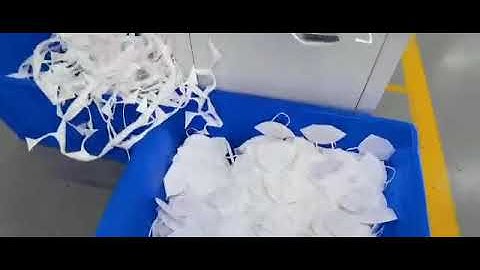 full automatic N95 fold type face mask making machine