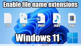How to enable file name extensions in Windows 11 by R4GE VipeRzZ 69 views 6 months ago 44 seconds