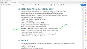 ICODE SLIX2 - Introduction