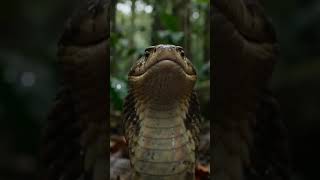 Giant Cobra Attack in the Jungle 🐍😱 #shorts #Cobra #Snake #Wildlife #Jungle #WildAnimals #cinematic