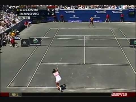 Tatiana Golovin vs. Ana Ivanovic 2007 Amelia Islan...