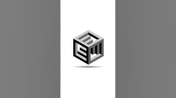 3D cube design in Coreldraw |  learn Coreldraw in hindi #3ddesign #logo #coreldraw