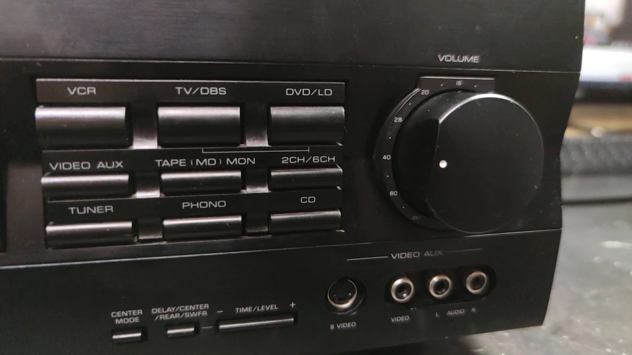 Yamaha DSP-A592 Surround DSP AV Verstärker. - YouTube