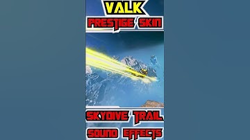 Finisher & Skydive With Audio Valkyrie Prestige Skin #apex #shorts #apexshorts