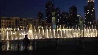 Musical fountains in Dubai / Поющие фонтаны Дубай